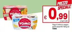 Iper La Grande Yogurt intero o magro gusti assortiti YOMO offerta