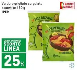 Iper La Grande Verdure grigliate surgelate assortite IPER offerta