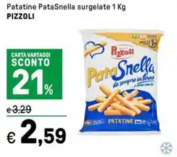 Iper La Grande Patatine PataSnella surgelate PIZZOLI offerta