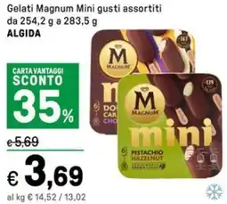Iper La Grande Gelati Magnum Mini gusti assortiti ALGIDA offerta