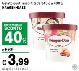 Iper La Grande Gelato gusti assortiti HÄAGEN-DAZS offerta