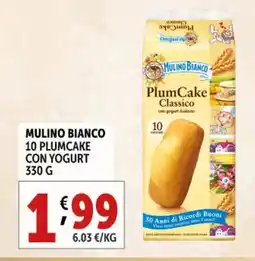 Gourmet Déco Mulino bianco 10 plumcake con yogurt offerta