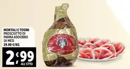 Gourmet Déco Montali e tosini prosciutto di parma addobbo 16 mesi offerta