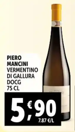 Gourmet Déco Piero mancini vermentino di gallura docg offerta