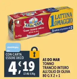 Gourmet Déco As do mar tonno trancio intero all'olio di oliva offerta