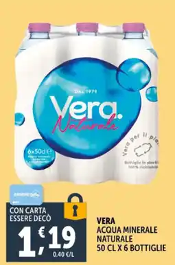 Gourmet Déco Vera acqua minerale naturale offerta