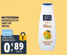 Gourmet Déco Neutroderma bagnodoccia vari tipi offerta