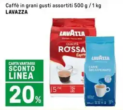 Iper La Grande Caffè in grani gusti assortiti LAVAZZA offerta