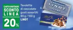 Iper La Grande Tavolette di cioccolato gusti assortiti LINDT offerta
