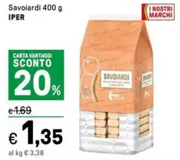 Iper La Grande Savoiardi IPER offerta