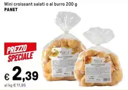Iper La Grande Mini croissant salati o al burro PANET offerta