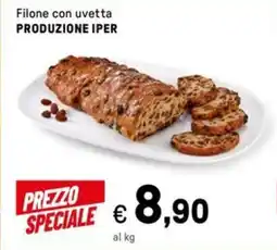 Iper La Grande Filone con uvetta PRODUZIONE IPER offerta