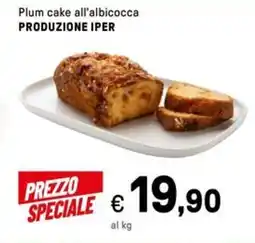 Iper La Grande Plum cake all'albicocca PRODUZIONE IPER offerta