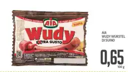 Supermercati Piccolo Aia wudy wurstel di suino offerta