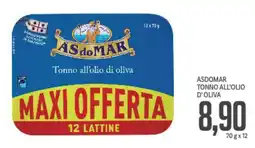 Supermercati Piccolo Asdomar tonno all'olio d'oliva offerta