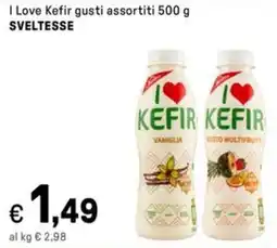Iper La Grande I Love Kefir gusti assortiti SVELTESSE offerta