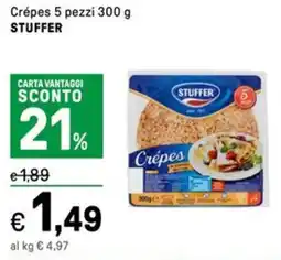 Iper La Grande Crépes 5 pezzi STUFFER offerta