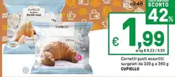 Iper La Grande Cornetti gusti assortiti surgelati CUPIELLO offerta