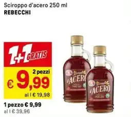 Iper La Grande Sciroppo d'acero REBECCHI offerta