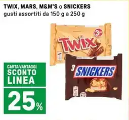 Iper La Grande TWIX, MARS, M&M'S o SNICKERS gusti assortiti offerta