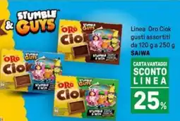 Iper La Grande Linea Oro Ciok gusti assortiti SAIWA offerta