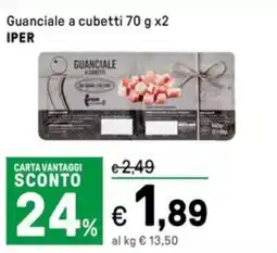 Iper La Grande Guanciale a cubetti IPER offerta