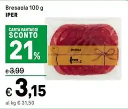 Iper La Grande Bresaola IPER offerta