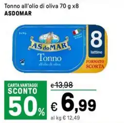 Iper La Grande Tonno all'olio di oliva ASDOMAR offerta