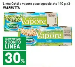 Iper La Grande Linea Cotti a vapore peso sgocciolato VALFRUTTA offerta