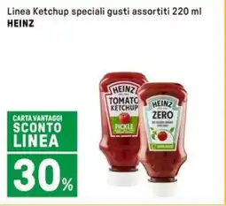 Iper La Grande Linea Ketchup speciali gusti assortiti HEINZ offerta