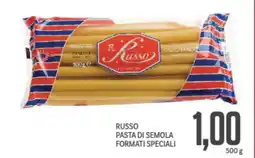 Supermercati Piccolo Russo pasta di semola formati speciali offerta