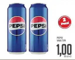 Supermercati Piccolo Pepsi vari tipi offerta