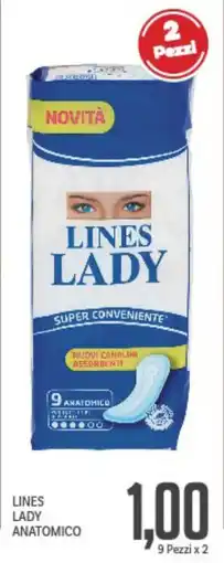 Supermercati Piccolo Lines lady anatomico offerta