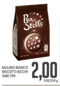 Supermercati Piccolo Mulino bianco biscotti ricchi vari tipi offerta