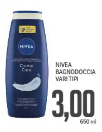 Supermercati Piccolo Nivea bagnodoccia vari tipi offerta