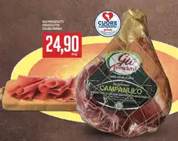 Supermercati Piccolo Gio prosciutti prosciutto crudo irpino offerta