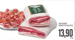Supermercati Piccolo Valtidone pancetta rustica offerta