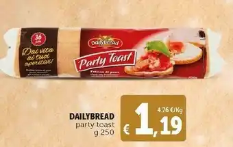 Deco Supermercati Daily bread - party toast 250 g(ml) offerta