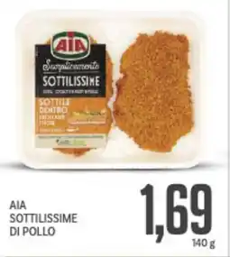 Supermercati Piccolo Aia sottilissime di pollo offerta
