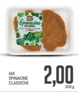 Supermercati Piccolo Aia spinacine classiche offerta
