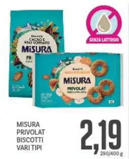 Supermercati Piccolo Misura privolat biscotti vari tipi offerta