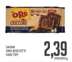 Supermercati Piccolo Saiwa oro biscotti vari tipi offerta
