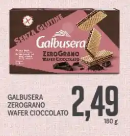 Supermercati Piccolo Galbusera zerograno wafer cioccolato offerta