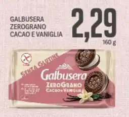 Supermercati Piccolo Galbusera zerograno cacao e vaniglia offerta