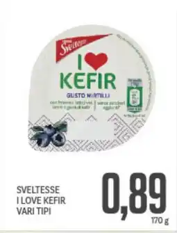 Supermercati Piccolo Sveltesse i love kefir vari tipi offerta