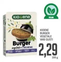 Supermercati Piccolo Kioene burger vegetale vari gusti offerta