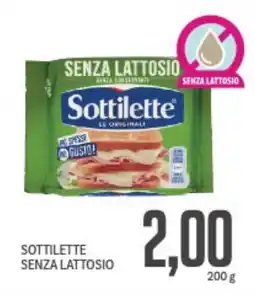 Supermercati Piccolo Sottilette senza lattosio offerta