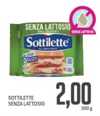 Supermercati Piccolo Sottilette senza lattosio offerta