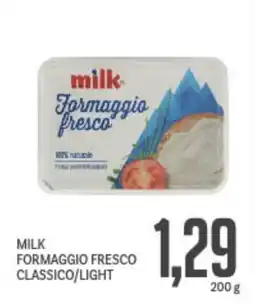 Supermercati Piccolo Milk formaggio fresco classico/light offerta