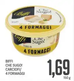 Supermercati Piccolo Biffi che sugo! carciofi/ 4 formaggi offerta